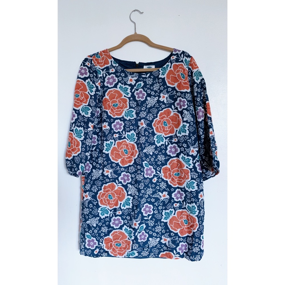 Floral dress.